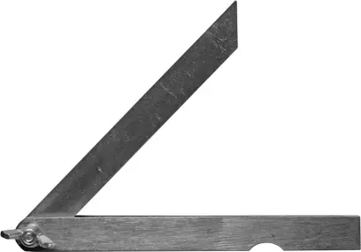 Kovový úhelník s posuvným i rameny, 3 části, 300x20 x3mm FORMAT