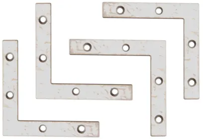 Sada spojovacích plechů ve tvaru L 75 x 75 x 12 mm (BGS1080921)