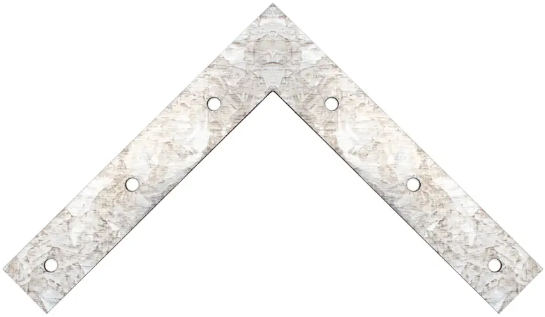 Sada spojovacích plechů ve tvaru L 150 x 150 x 25 (BGS1080925)