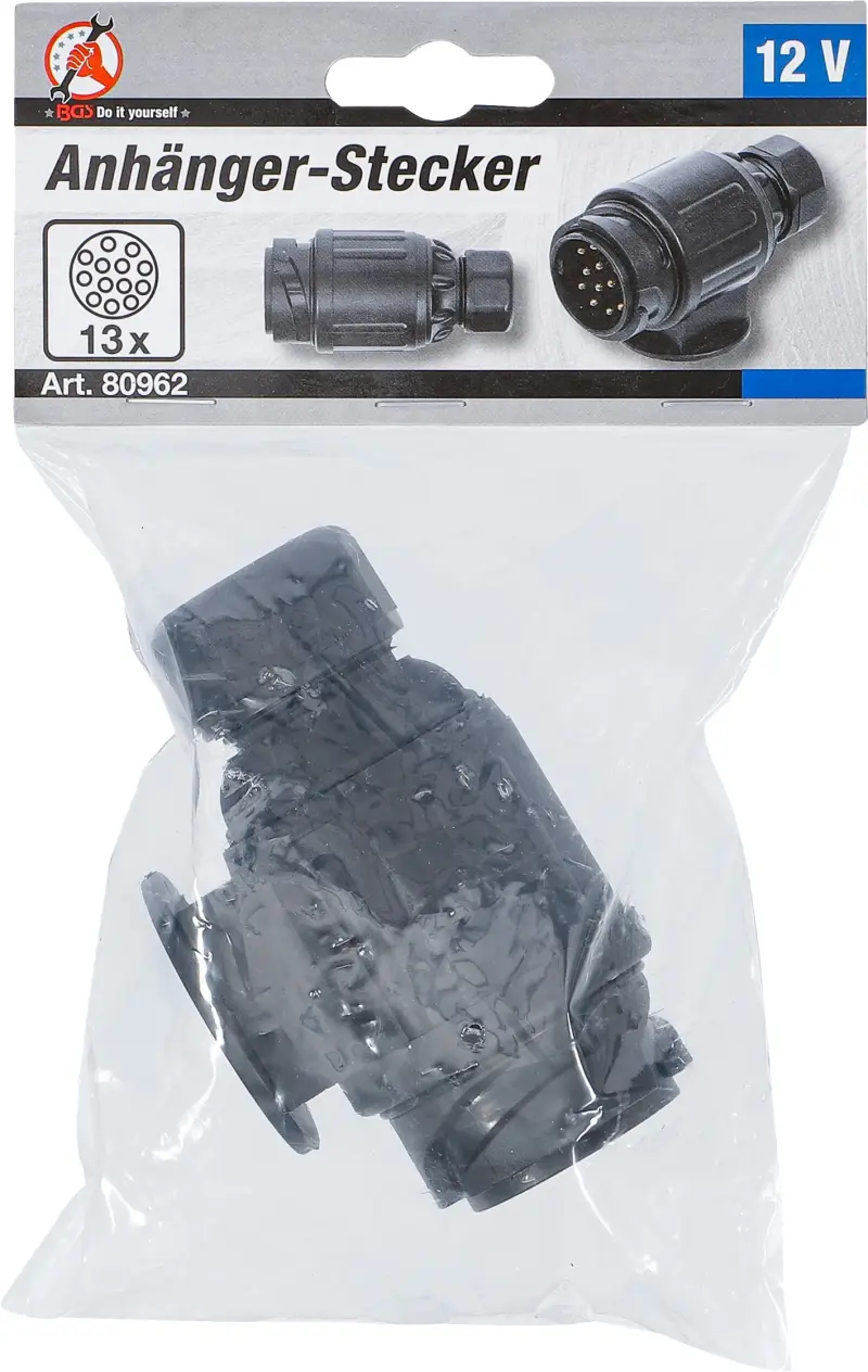 Zástrčka přívěsu 13pinová BGS 80962 (BGS1080962)