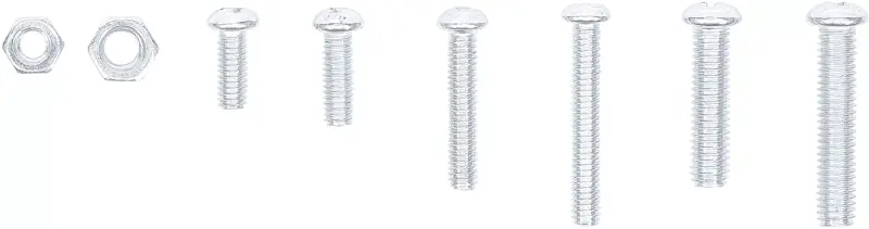 Šrouby a matice Kraftmann M4 a M5 BGS108134 (Sada 125 dílů) (BGS108134)