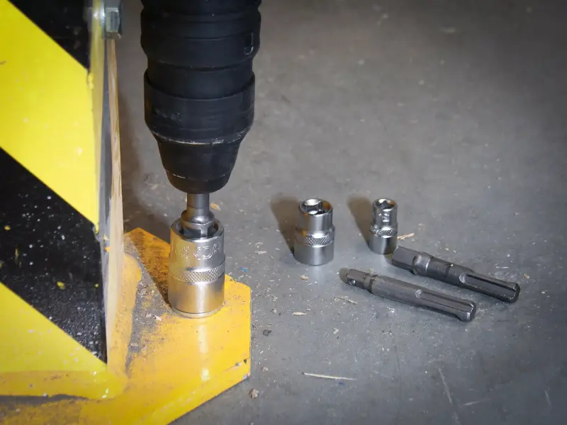 Adaptéry SDS-plus pro nástavce 1/4", 3/8", 1/2" BGS108214 (Sada 3 díly) (BGS108214)