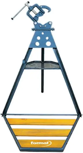 Svěrák na trubky se stoja nem, kovaný 1/2 - 2" FORM AT