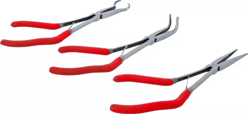 Dlouhé telefonní kleště 273 mm Kraftmann s pistolovou rukojetí (Sada 3 ks) (BGS1084528)