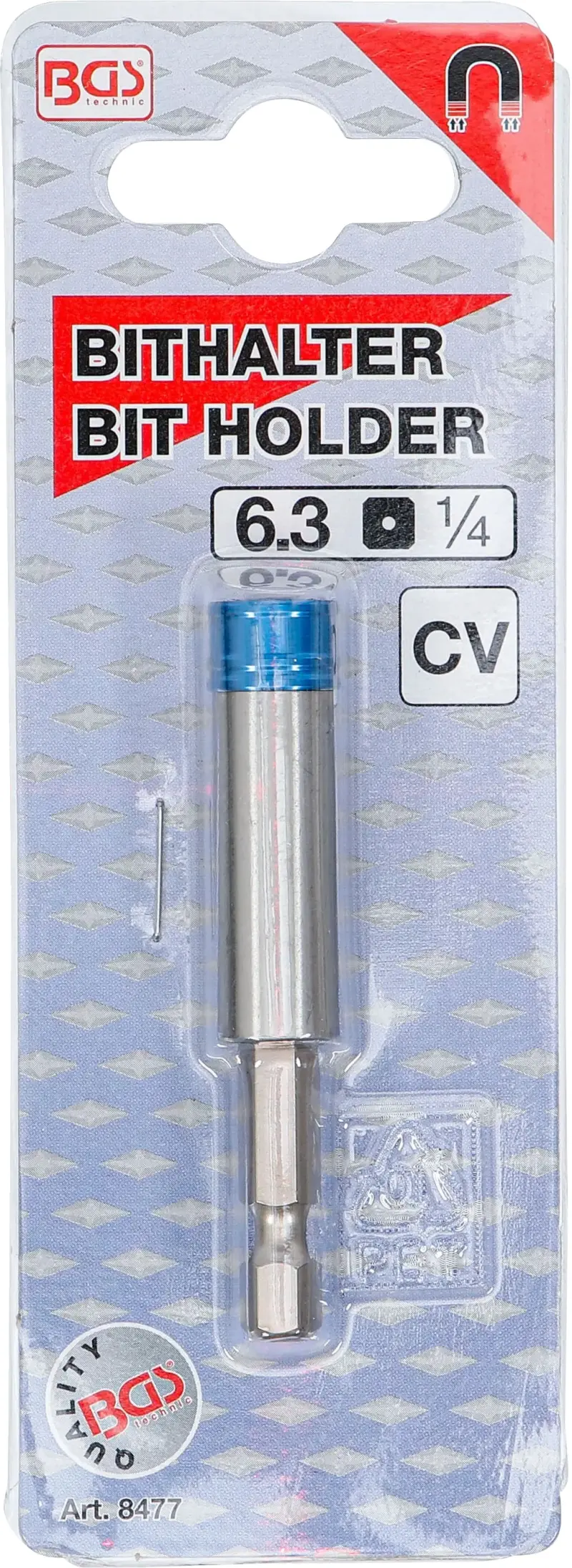 Držák bitu s rychloupínacím systémem 6,3 mm (1/4"), BGS108477 (BGS108477)