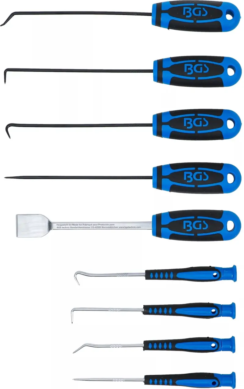 Jehly a háky BGS108487 Sada 9 dílů (BGS108487)