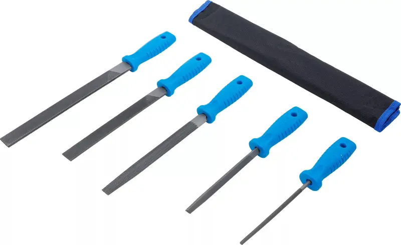 Dílenské pilníky 150 ÷ 250 mm BGS108494 Sada 5 dílů (BGS108494)