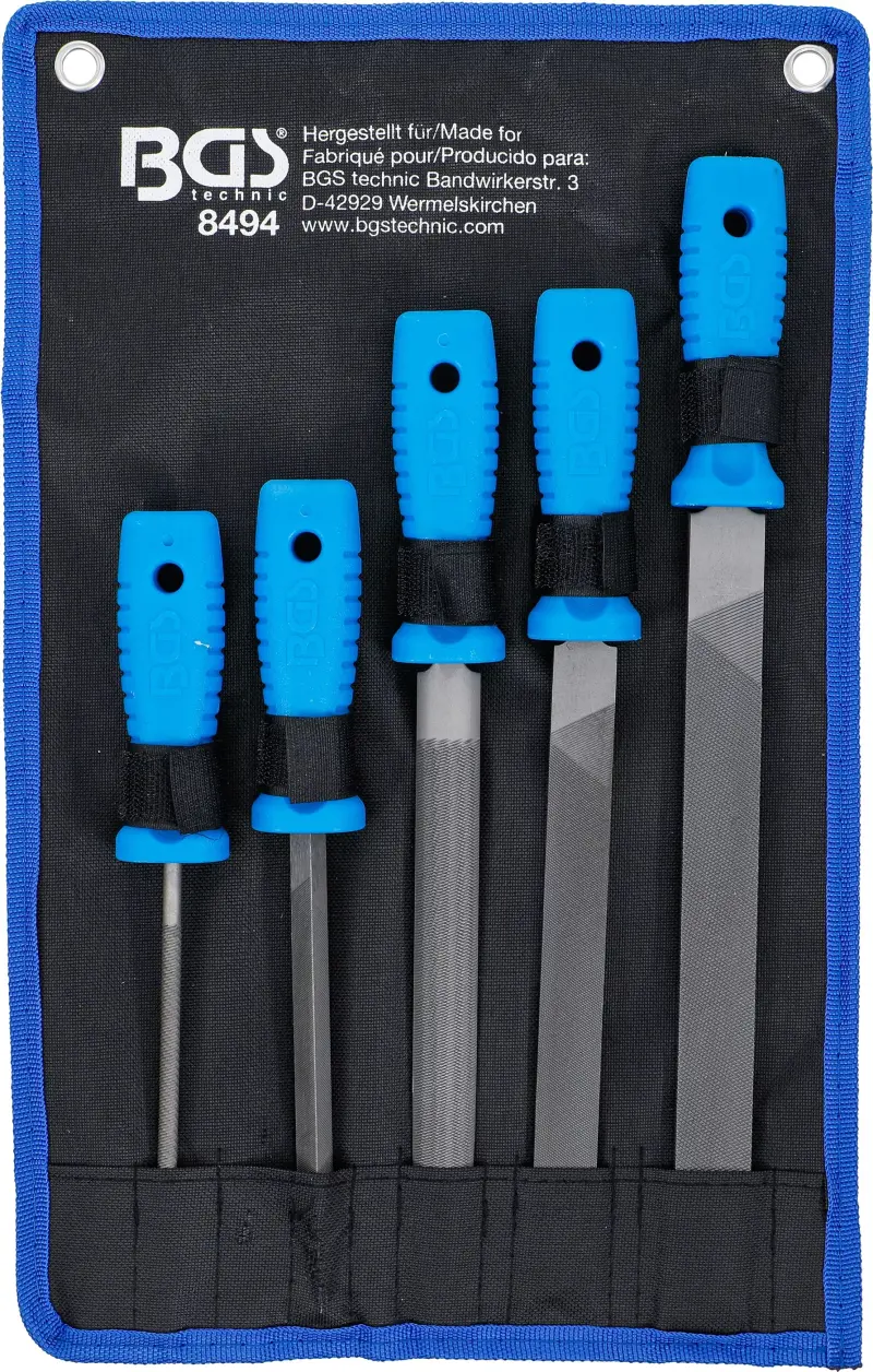 Dílenské pilníky 150 ÷ 250 mm BGS108494 Sada 5 dílů (BGS108494)