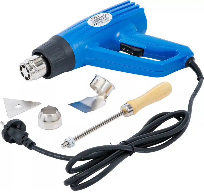 Horkovzdušná pistole BGS108495 s příslušenstvím (2000 W) (BGS108495)