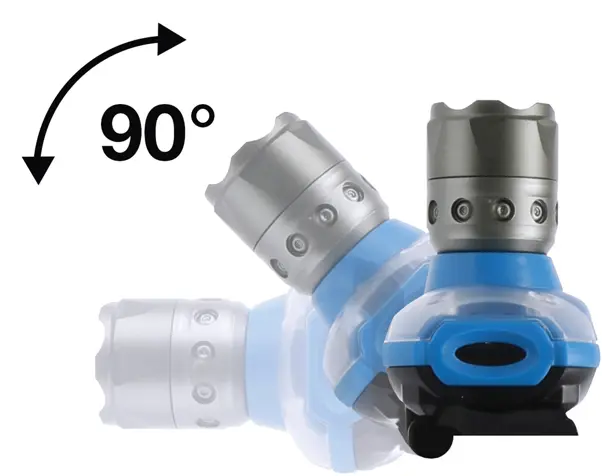 Svítilna na čelo LED 3W BGS1085327 se zaostřováním (BGS1085327)