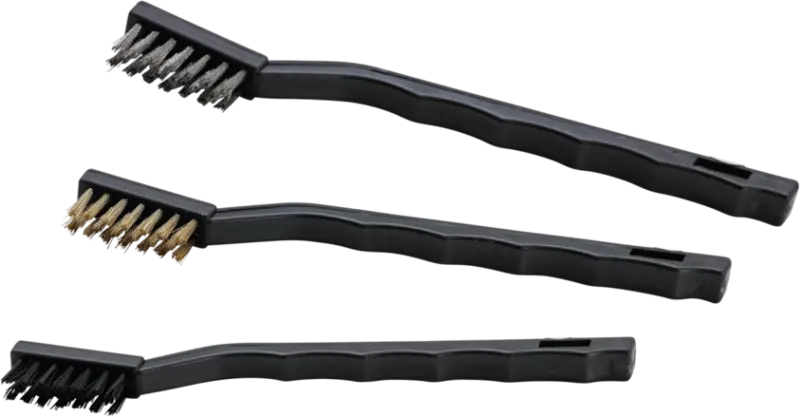 Drátěné kartáče 175 mm Kraftmann BGS1085811. Sada 3 ks (ocel, nylon, mosaz) (BGS1085811)