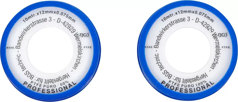 Teflonové pásky 12 mm x 10 m BGS 8582 2 ks (BGS108582)