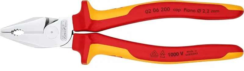Kombinované kleště Knipex 02 06 200 VDE do 1000 V (K 02 06 200)