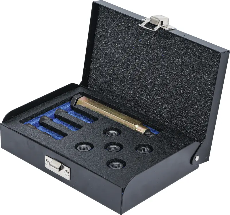 Sada na opravu závitů žhavicích svíček M9 x 1,0 mm BGS108648 (9 dílů) (BGS108648)