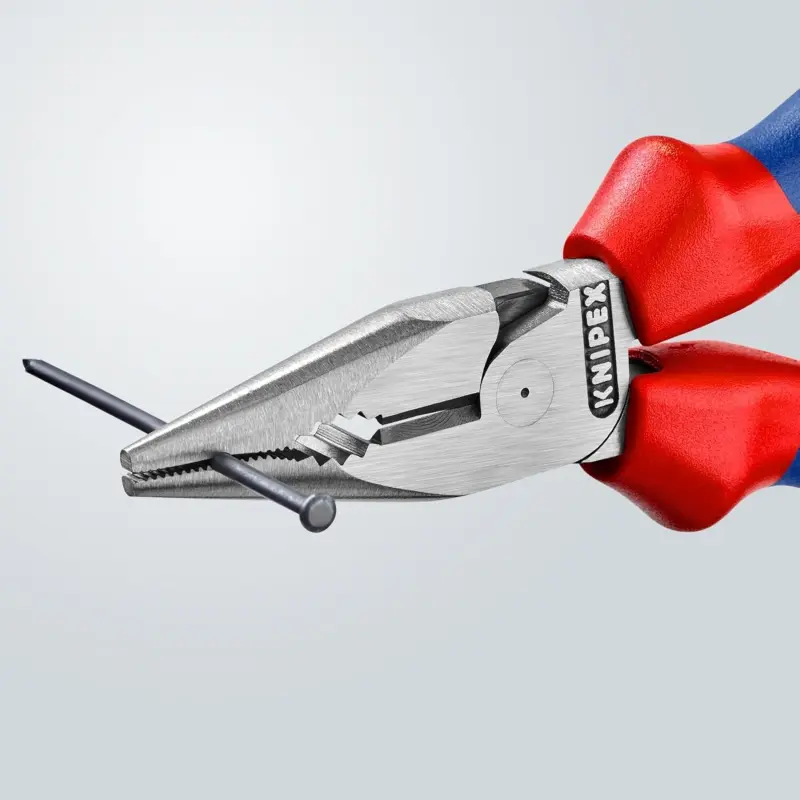 Kleště kombinované úzké ploché KNIPEX 08 22 145, 145 mm - leštěná hlava, vícesložkové návleky (K 8 22 14 5)