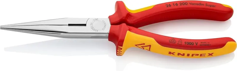 KLEŠTĚ PŮLKULATÉ PŘÍMÉ, do 1000 V (K 26 16 200)