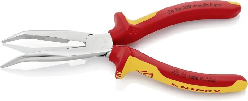 Kleště Knipex 26 26 200 půlkulaté zahnuté hroty do 1000 V (K 26 26 200)