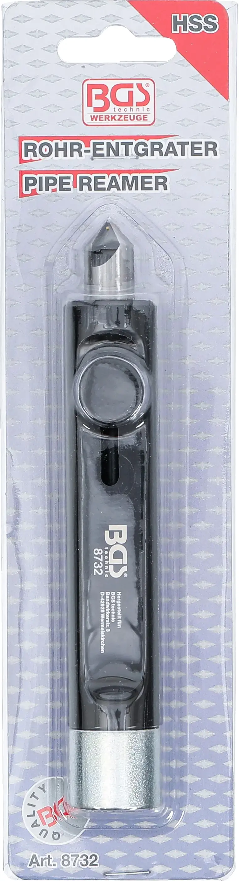 odhrotovač trubek pr. 3-12 mm vnitřní, 4-14 mm vně, BGS 8732 (BGS108732)