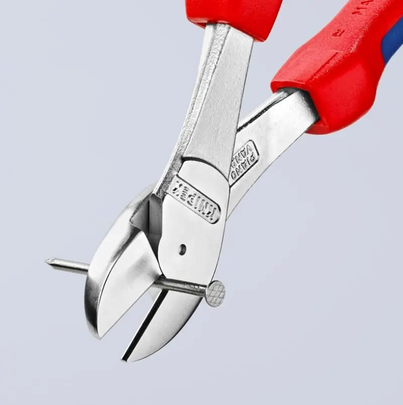 Boční štípací kleště Knipex 74 05 250 - silové, vícesložkové návleky, chromováno (K 74 05 250)