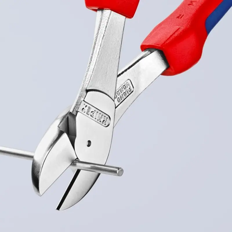 Boční štípací kleště Knipex 74 05 250 - silové, vícesložkové návleky, chromováno (K 74 05 250)