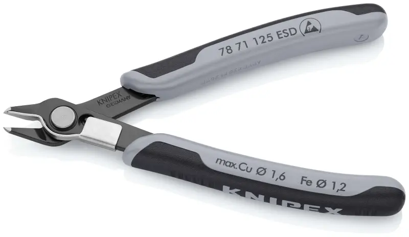 Boční štípací kleště Knipex 78 71 125 - Electronic Super-Knips® (K 78 71 125)
