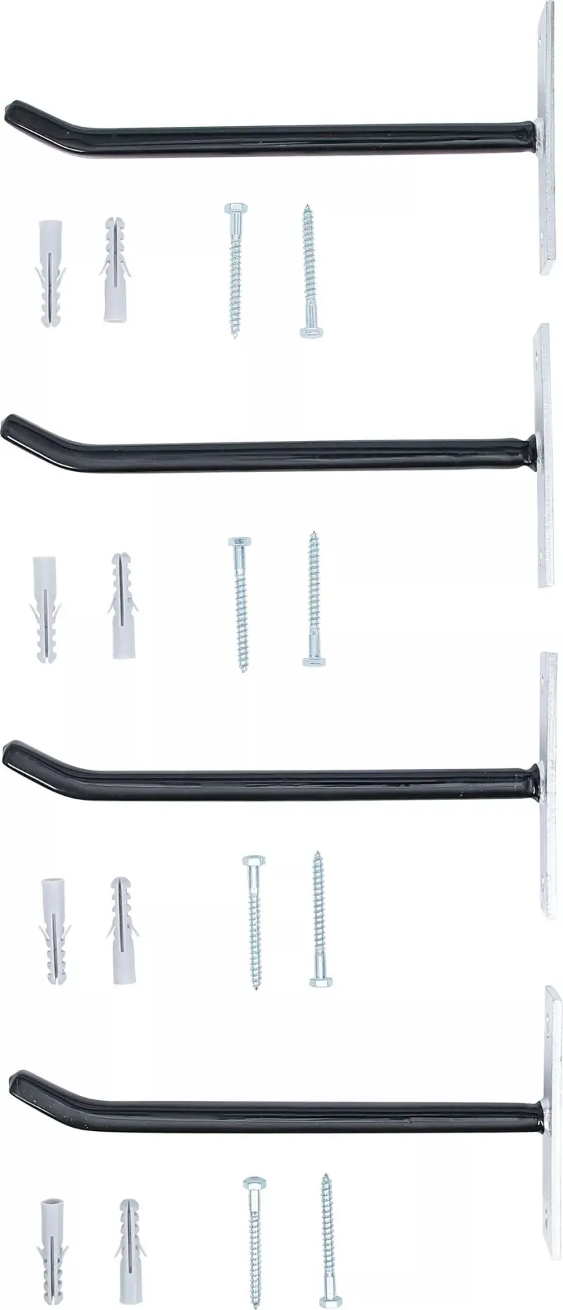 Nástěnné háky 250 mm na zavěšení disků kol BGS1088304 (Sada 4 díly) (BGS1088304)