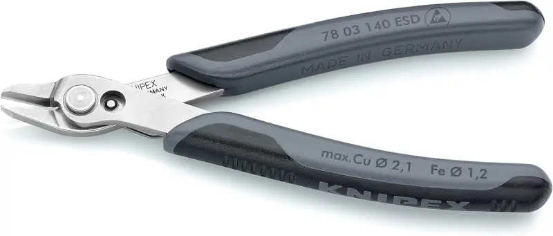 Kleště Knipex 78 03 140 ESD štípací boční Electronic-Super-Knips ESD (K 78 03 140 ESD)