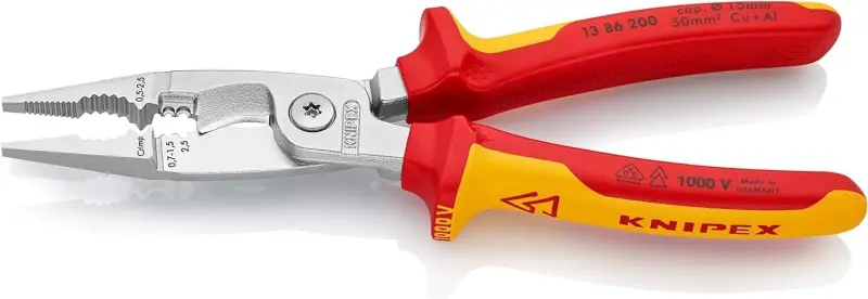 Kleště Knipex 13 86 200 elektroinstalatérské (K 13 86 200)