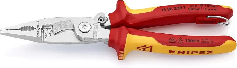 Kleště Knipex 13 96 200 T univerzální elektroinstal T VDE 1000V (K 13 96 200 T)