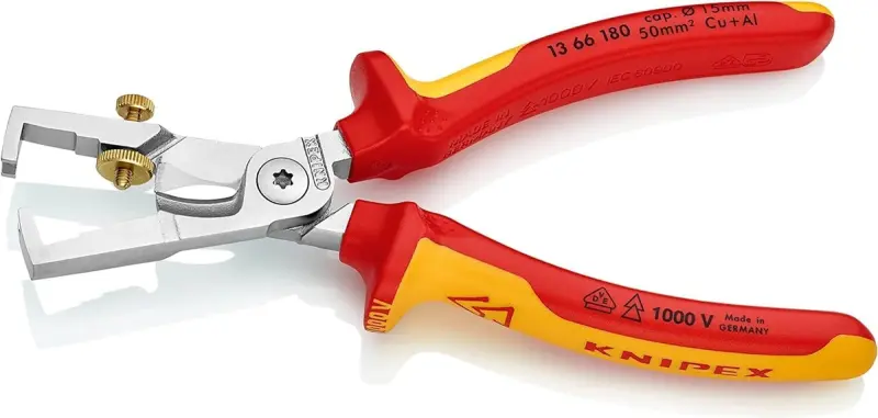 Nůžky na kabely Knipex 13 66 180 s funkcí lisování VDE 1000 V (K 13 66 180)