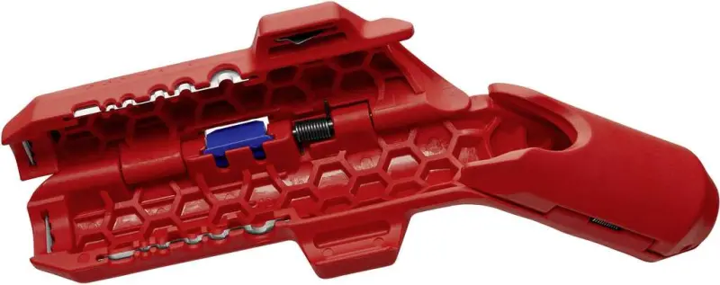 Univerzální odizolovací nástroj KNIPEX ErgoStrip 16 95 01 SB pro praváky (K 16 95 1 SB)