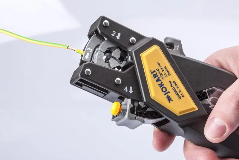 Krimpovací kleště Jokari 460242 Quadro-Plus 3. krok