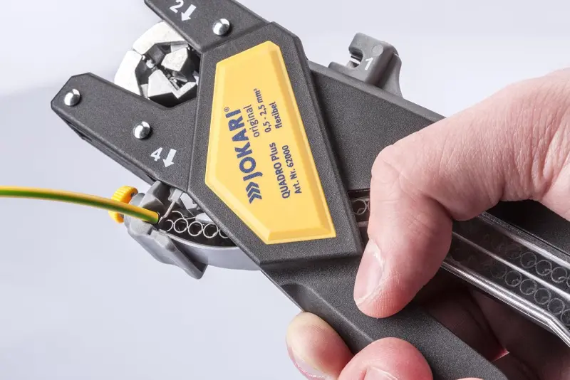 Krimpovací kleště Jokari 460242 Quadro-Plus 4. krok
