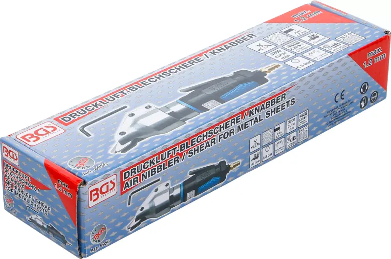 Pneumatické nůžky na plech BGS108956 (do 1,2 mm) (BGS108956)