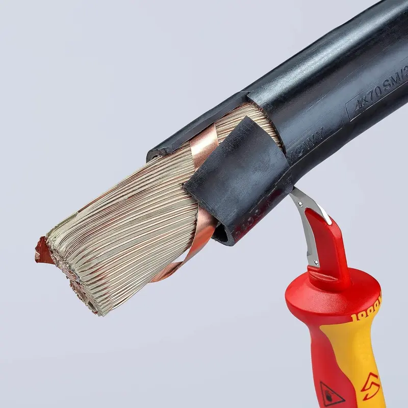 Kabelový nůž Knipex 98 55 s ploškou (K 98 55)