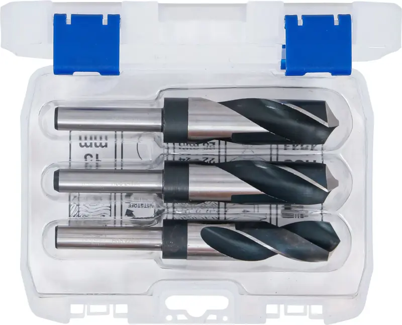 Spirálové vrtáky HSS průměr 22 ÷ 25 mm BGS108986. Sada 3 díly (BGS108986)