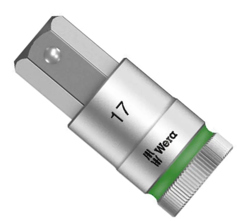 Wera 003974 Zástrčné bitové hlavice Zyklop 3/8" HEX 1/8" ÷ 3/8" Belt B Imperial 1, přidržovací - 8 dílů (W05003974001)