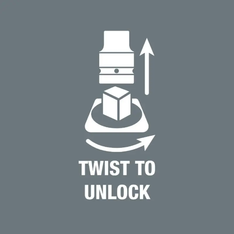 Wera 003974 Zástrčné bitové hlavice Zyklop 3/8" HEX 1/8" ÷ 3/8" Belt B Imperial 1, přidržovací - 8 dílů (W05003974001)