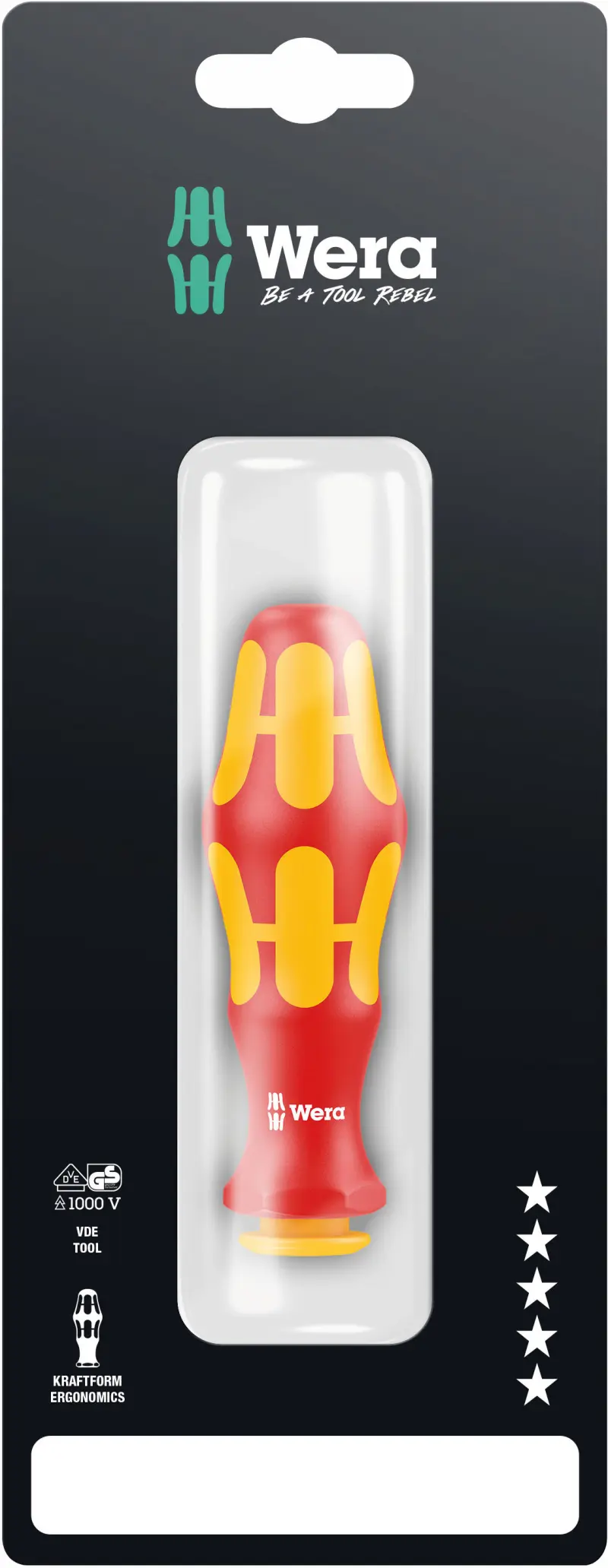 Wera 003990 Ruční držák Kraftform SB (HEX 9 mm) typ 817 VDE  (W05003990001)