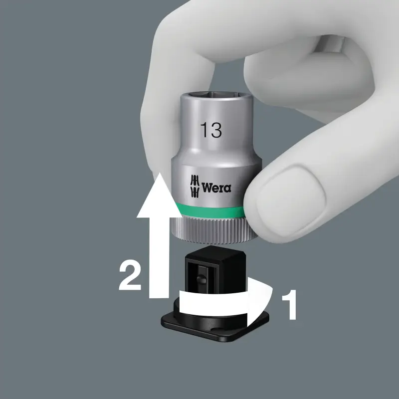 Wera 004018 Ráčnová sada Zyklop Metal 1/4" typ 8100 SA 8, metrická - 28 dílů (W05004018001)