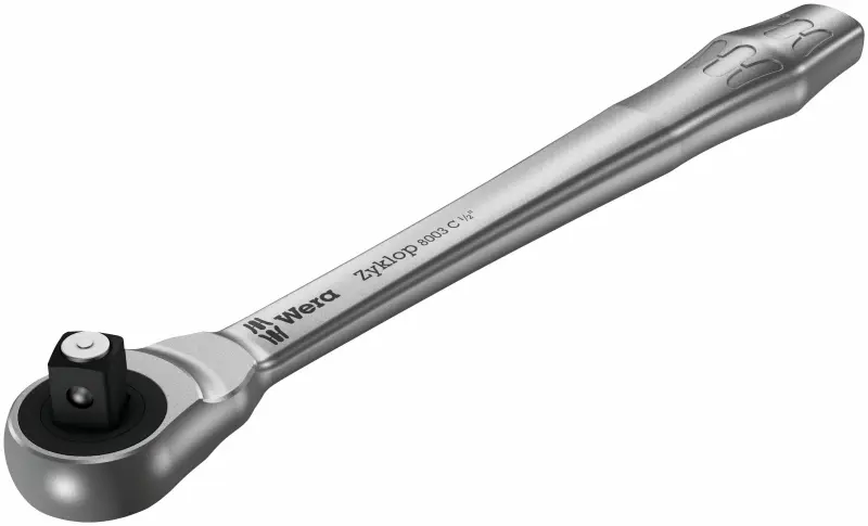 Wera 004063 Ráčna Zyklop Metal 1/2" 8003 C (délka 281 mm), průchozí čtyřhran (W05004063001)