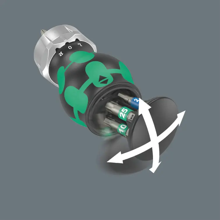 Wera 004185 Ráčnový zásobník Stubby s nerezovými bity Bicycle Set 5 - 7 dílů (W05004185001)