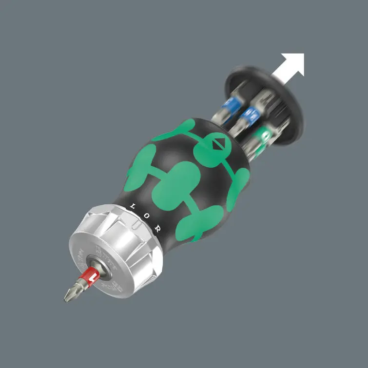 Wera 004185 Ráčnový zásobník Stubby s nerezovými bity Bicycle Set 5 - 7 dílů (W05004185001)