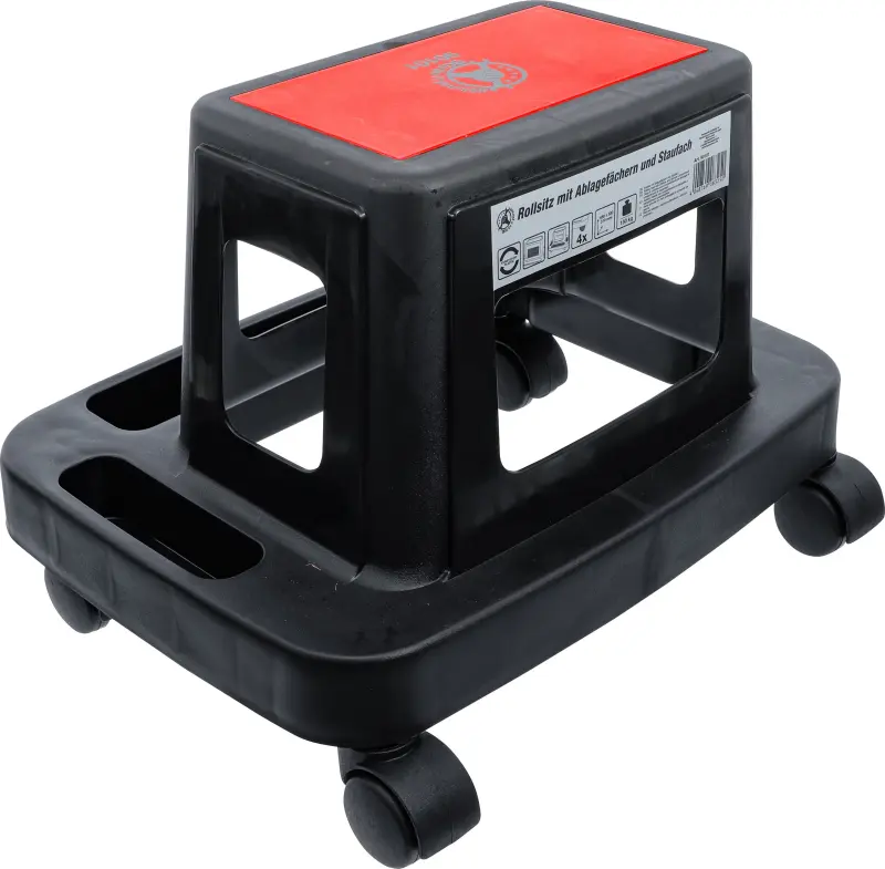 Pojízdné sedadlo Kraftmann BGS1090101 s úložnými přihrádkami a prostorem (BGS1090101)