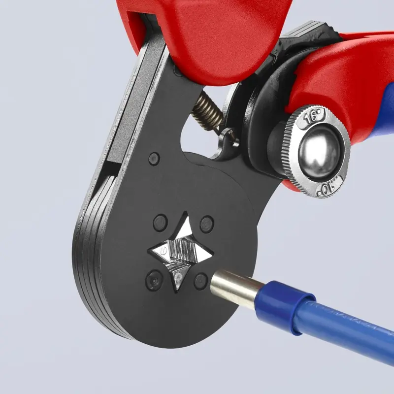 Kleště Knipex 97 53 04 pro lisování kabelových koncovek do 16 mm2 (K 97 53 04)
