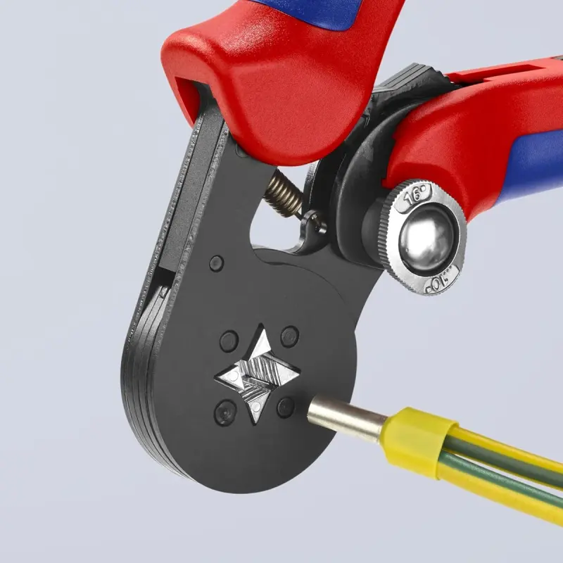 Kleště Knipex 97 53 04 pro lisování kabelových koncovek do 16 mm2 (K 97 53 04)