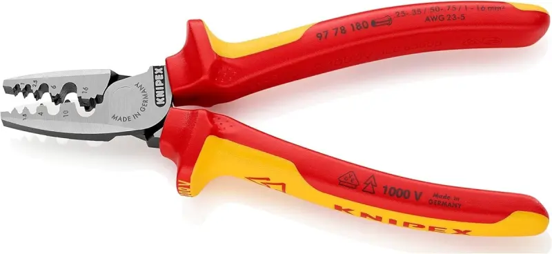 Kleště Knipex 97 78 180 lisovací na koncové dutinky (K 97 78 180)