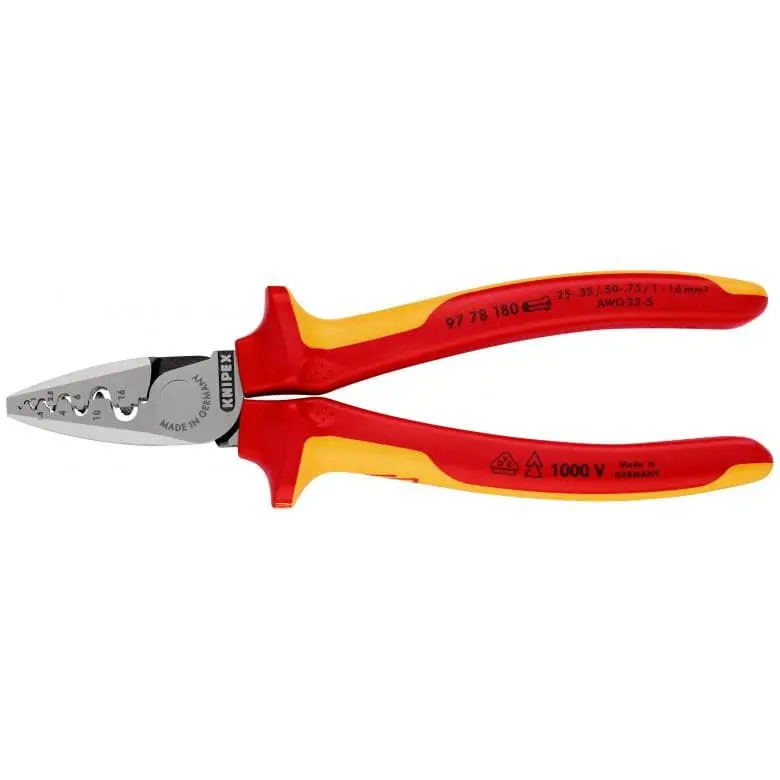 Kleště Knipex 97 78 180 lisovací na koncové dutinky (K 97 78 180)