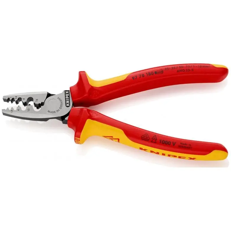 Kleště Knipex 97 78 180 lisovací na koncové dutinky (K 97 78 180)
