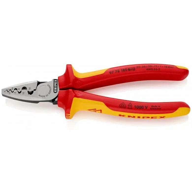Kleště Knipex 97 78 180 lisovací na koncové dutinky (K 97 78 180)